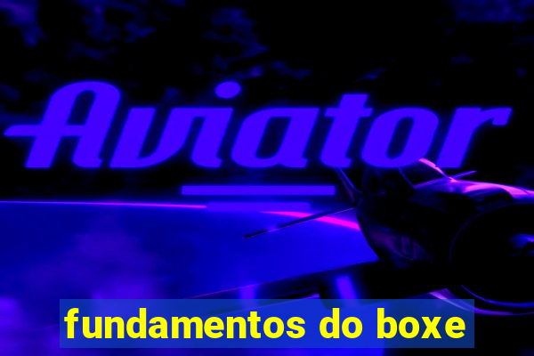 fundamentos do boxe